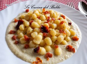 Foto di Gnocchi con Crema di Melanzana e Bottarga