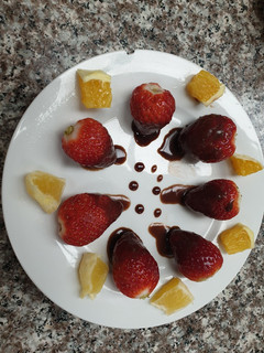 A picture of Chocolate mint strawberrys.