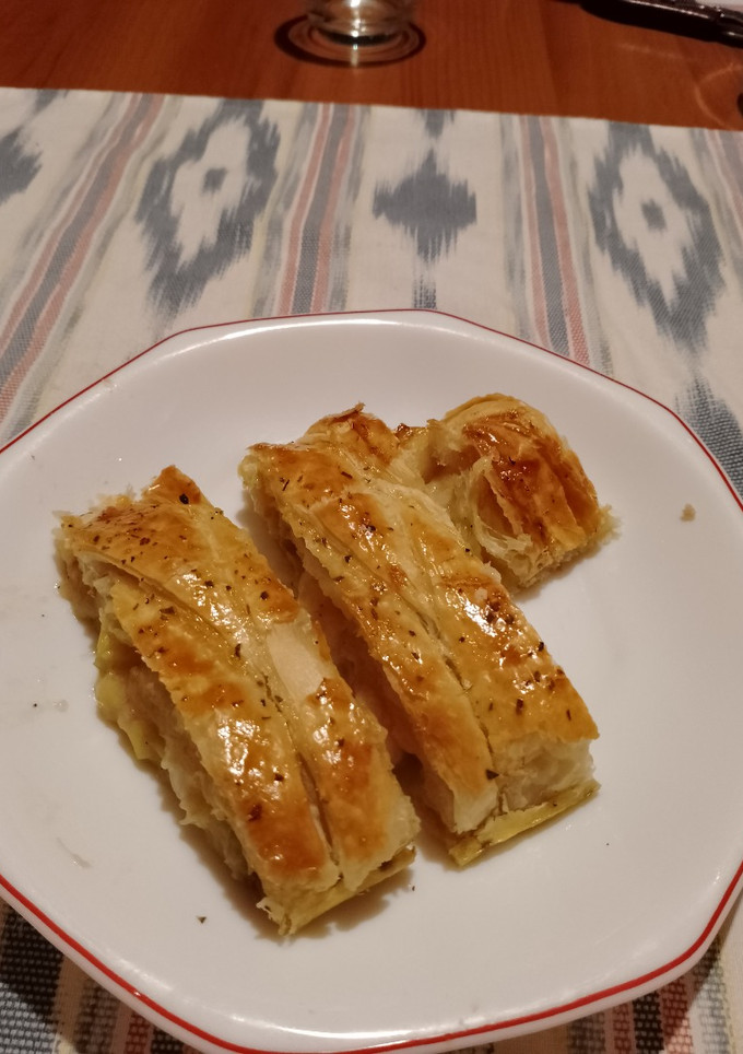 Una foto de Hojaldre de Gambas