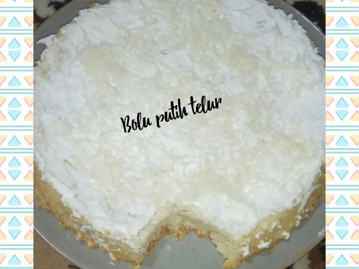 Resep Bolu putih telur Anti Gagal