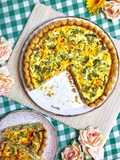 كيش بالبروكلي والشيدر 🥦🧀 Quiche