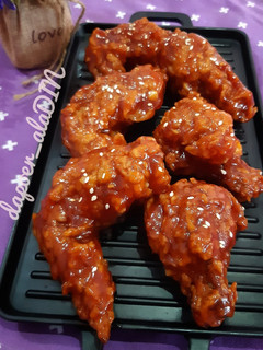 Foto resep Sayap ayam (YangNyeom ayam goreng korea) rasa nano-nano
