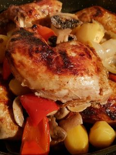 صورة لوصفة صينية دجاج مع صوص اللبن طعم روووعة جدا لذيذة ☺😋😋😋
