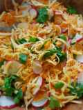 Ensalada de jícama, zanahoria y rábanos