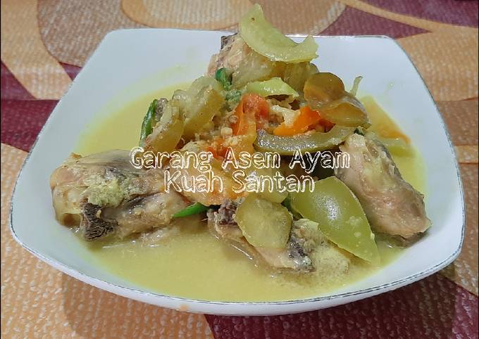 Resep 36 Garang Asem Ayam Kuah Santan Oleh Egy Puspa Cookpad