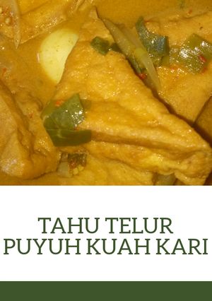 Foto resep Tahu telur puyuh kuah kari