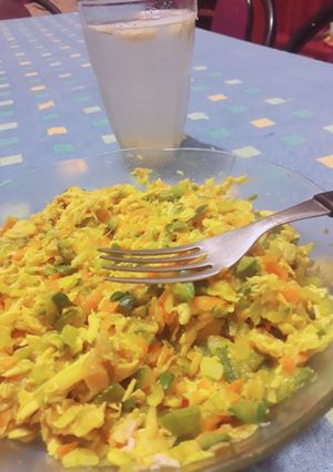 Una foto de Salpicadito de pollo y verduras!