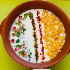 A picture of Boondi Raita.