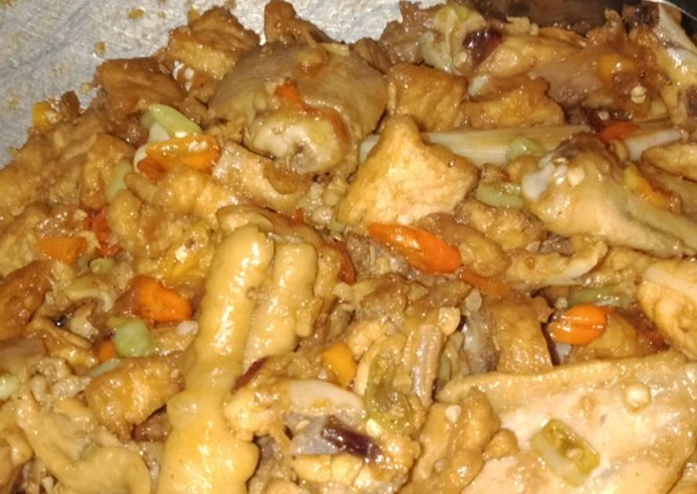 Rica-rica ayam tahu endes