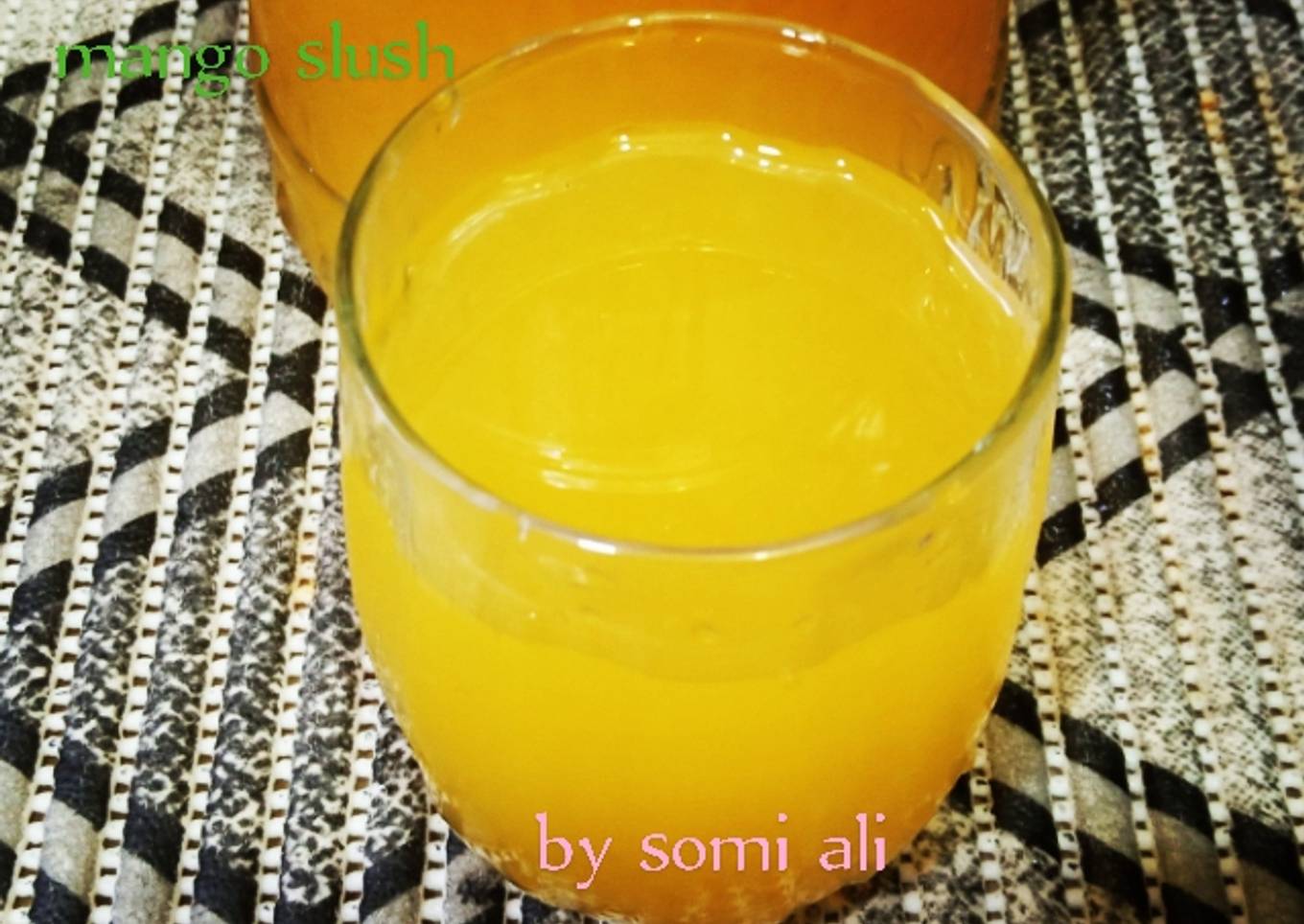 Mango slush