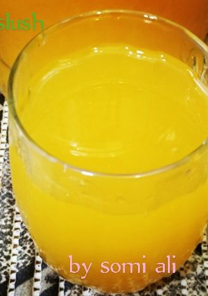 A picture of Mango slush.