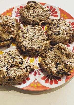 Una foto de Galletas de avena sin azúcar, en procesador