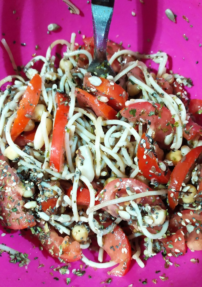Una foto de Ensalada de fideos