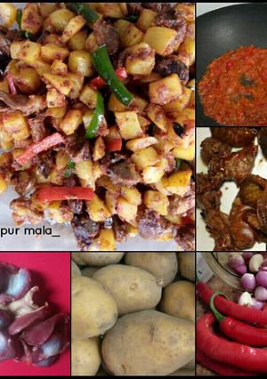 Foto resep SAMBEL GORENG ATI DAN KENTANG #dapurmala