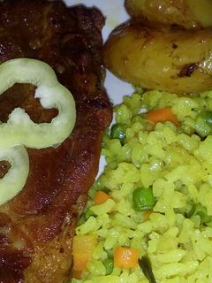 Tepsis tarja vele sült újburgonyával recept fotója