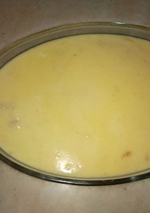 Una foto de Postre de naranja