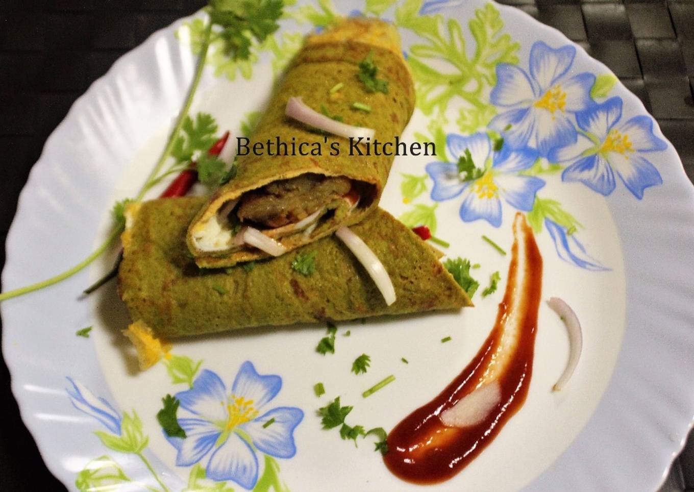 Kids Tiffin - Stuffed oats Cheela