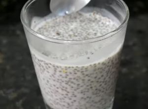 Foto de Pudim de Chia com Leite de Coco