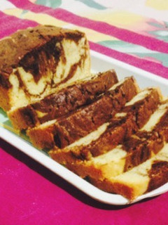 Foto resep Marble mocca cake simple