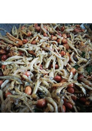 Foto resep Teri Kacang tanpa ulek