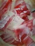Gelatina con yogurt de café