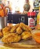 Fried Chicken Wings with Spicy Honey Butter