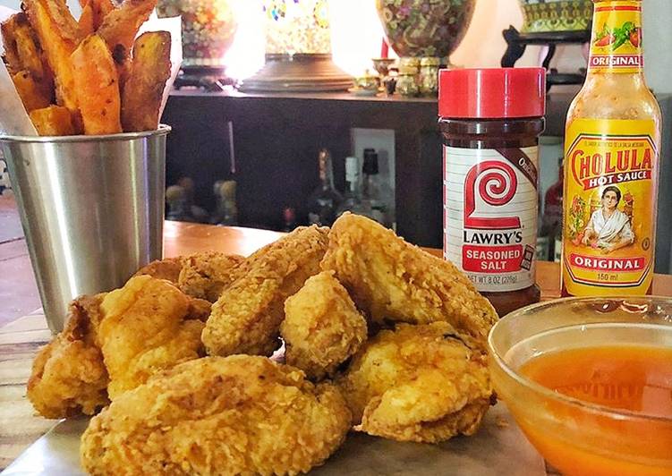 How to Prepare Award-winning Fried Chicken Wings with Spicy Honey Butter