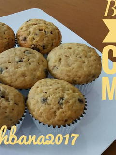 Foto resep Banana Choco Chips Muffin