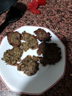 Una foto de Tortillitas de Berenjenas