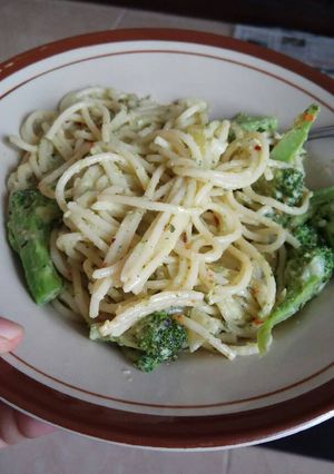 Foto resep Spaghetti Saus Brokoli