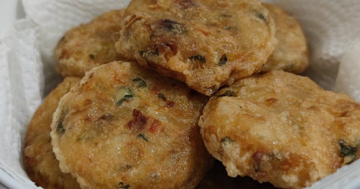 Fried potato fritters meatless version Recipe by SALG Cookpad
