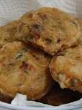 Fried potato fritters meatless version