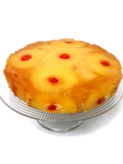 Una foto de Torta invertida de piña