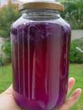 น้ำส้มสายชูหมักดอกอัญชัน / Homemade Butterfly Pea Flower Vinegar