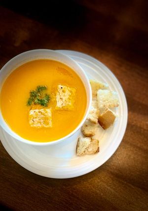 A picture of Madras tomato soup.