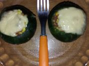 Una foto de zapallitos rellenos