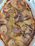 Gratin de Pommes de Terre au Jus de Lapin Chasseur