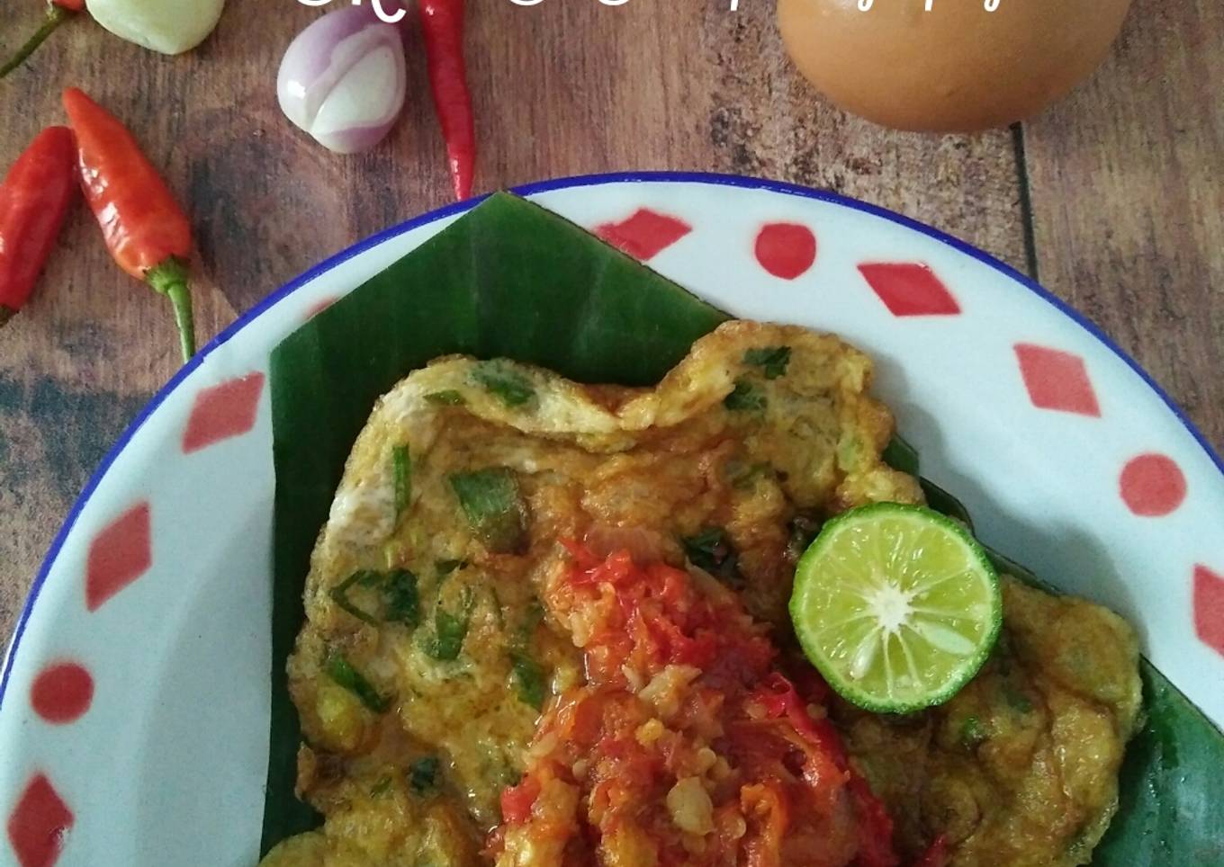 Telor Dadar Geprek