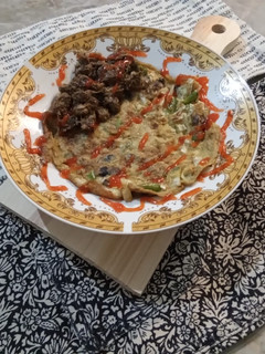Foto resep Omelete Tebalan Cabe Hijau