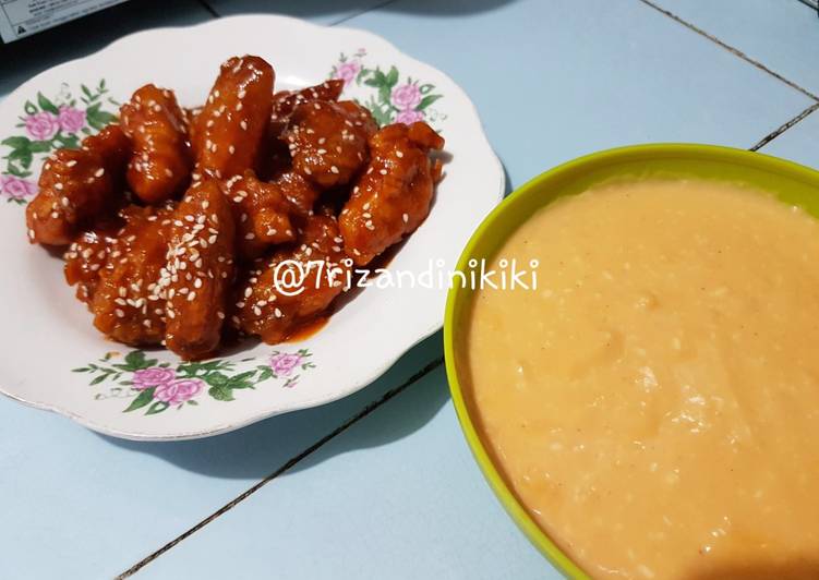 Resep Chicken bulgogi with cheese sauce (ayam bulgogi saus keju), Enak Banget