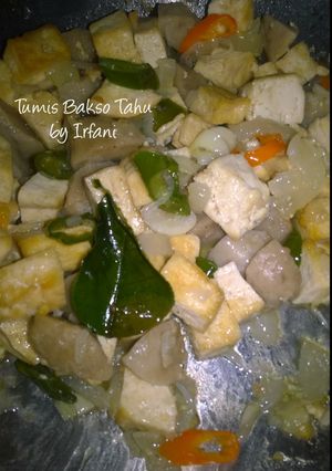 Foto resep Tumis Bakso Tahu