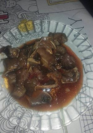 Una foto de Oreja de cerdo en caldereta
