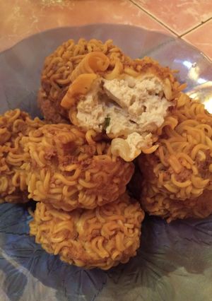 Foto resep Bola tahu rambutan indomie