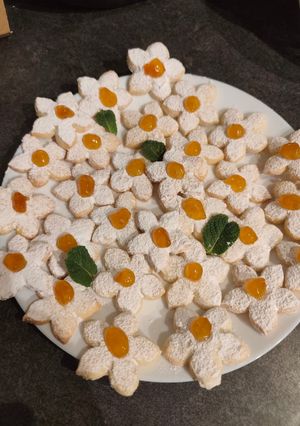 Une photo de Petits sablés marguerite
