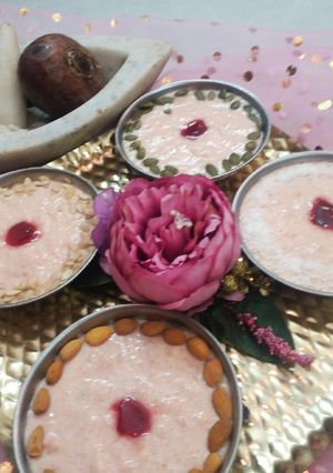A picture of Beetroot phirni mother's recipe.