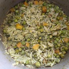 A picture of Green rice.