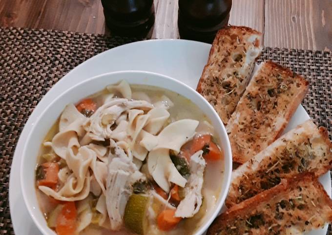 How to Prepare Quick Chicken noodle soup