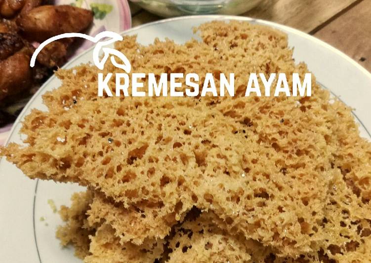 Langkah Mudah untuk Menyiapkan Kremesan ayam anti gagal Anti Gagal