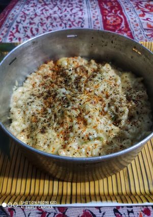 A picture of Baked pasta.