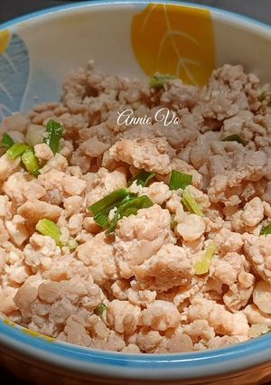 Hình của món Thịt xay rang nước mắm.